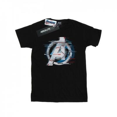 Damska/damska koszulka Avengers Endgame Team Tech Logo, bawełniana koszulka typu Boyfriend