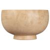Yamanaka Lacquerware Shirasagi Mokko Soup Shirasagi Bowl Maple Made in Beige Bowl, M, Approx. 11cm, Wood, Natural, Japan,