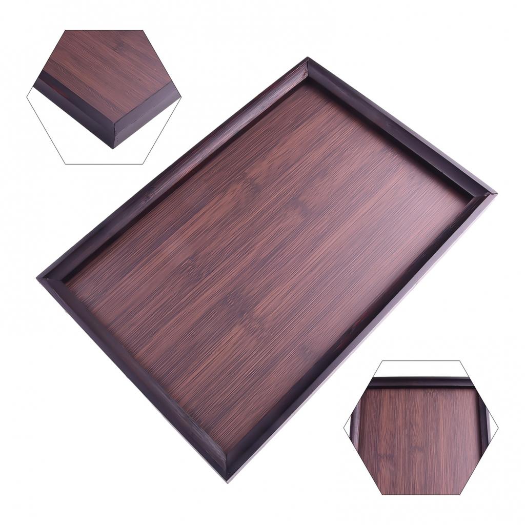 Stylish Wooden Tray for Dinners and Barbeques Enhances Your Table Decor