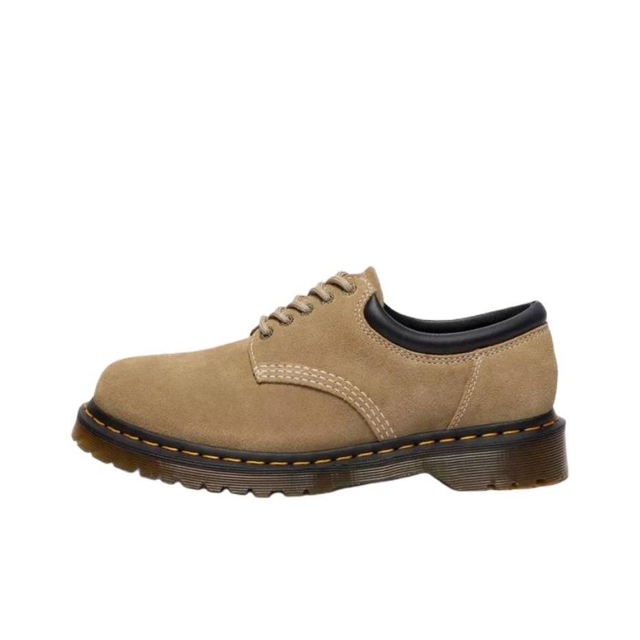 Dr. Martens 8053 Suede Fashion Lace-Up Low-Top Casual Shoes Unisex Casual Shoes Brown 41700200