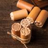 Tampon à biscuits réutilisable en bois pour décoration de gâteaux chinois