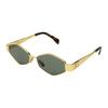 Design Geometrico Metallo Forma Irregolare Occhiali da Sole Donna occhiali da sole Oro CL40254U-30N
