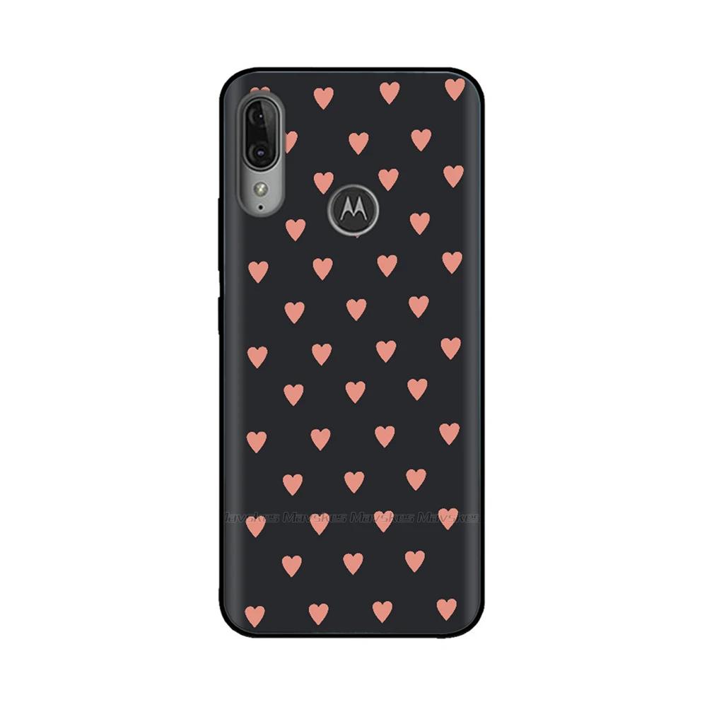 For Moto E6 Plus Case Soft Black Silicone Phone Back Cover For Motorola Moto E6 Play E6s 2020 MotoE6 Plus Case Cover Coque Funda
