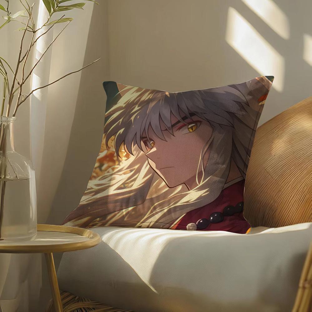 Inuyasha Pillow Case Pillowcase, Double-Sided Printed, Sofa Cushion, Bedroom Headboard