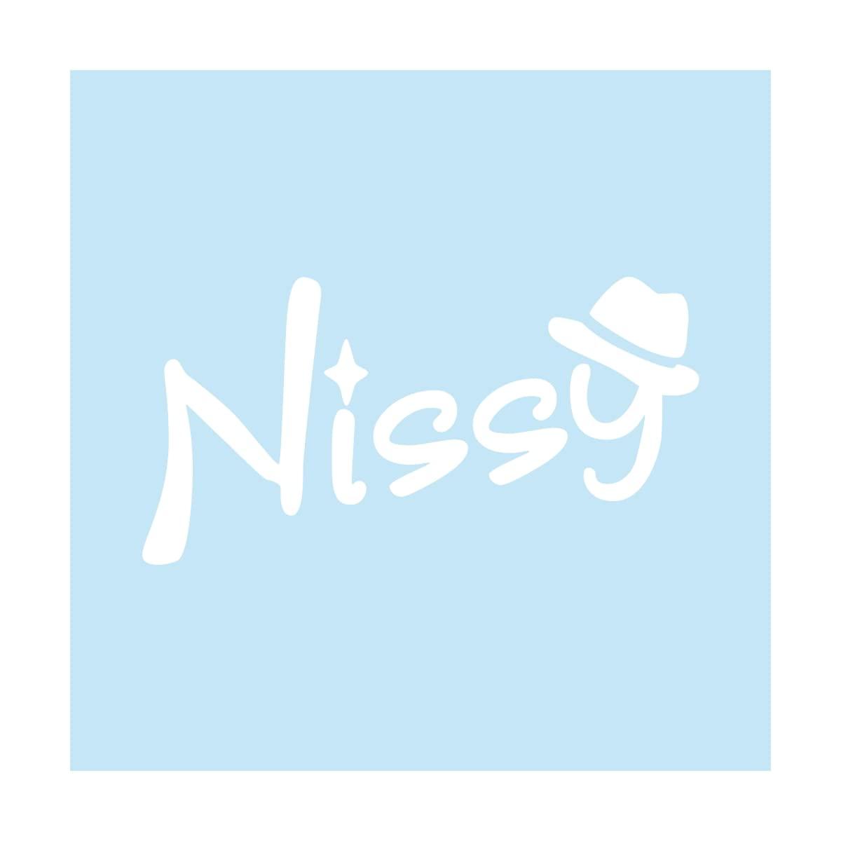 

Fuel Tank Size Stickers White Nissy (2-Pack) (Product Number 105-A-W)