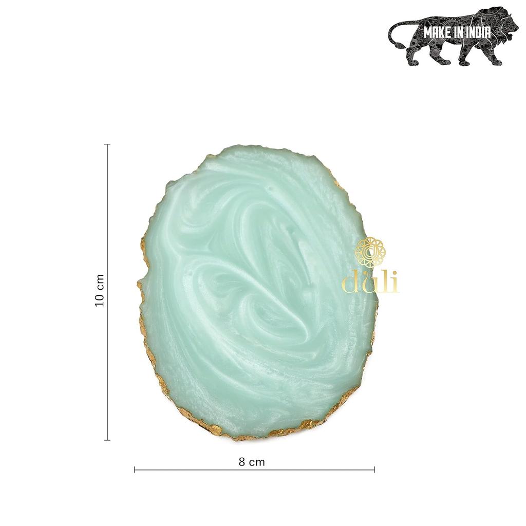 Набор подставок для кружек (6 шт), Tea Coasters Set of 6 (10 х 10 cm, Blue Moroccan), Duli