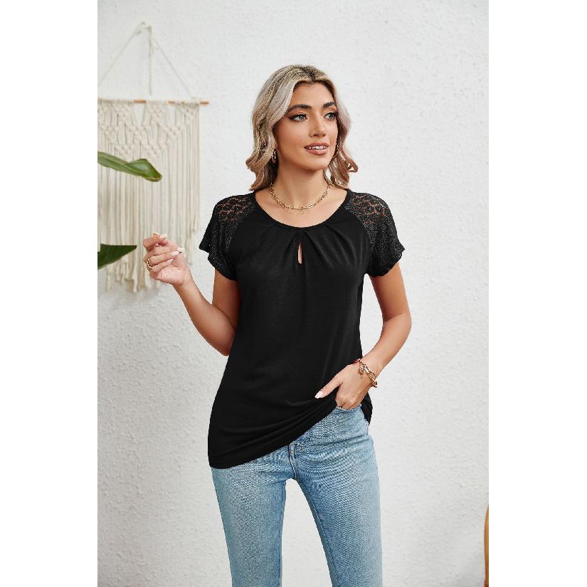 Ladies' Short Sleeved Temperament Casual And Fashionable Design Sense Spring And Summer Top Y2K Sexy Waist Cinching Short Sleeved T-Shirt