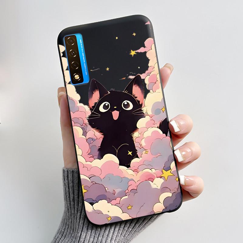 Casing For TCL 20 20S 20 Pro 5G 20L Plus 20L+ Case Luxury Dragon Cute Cool Boys Girls Black Soft Silicone Phone Case Back Cover