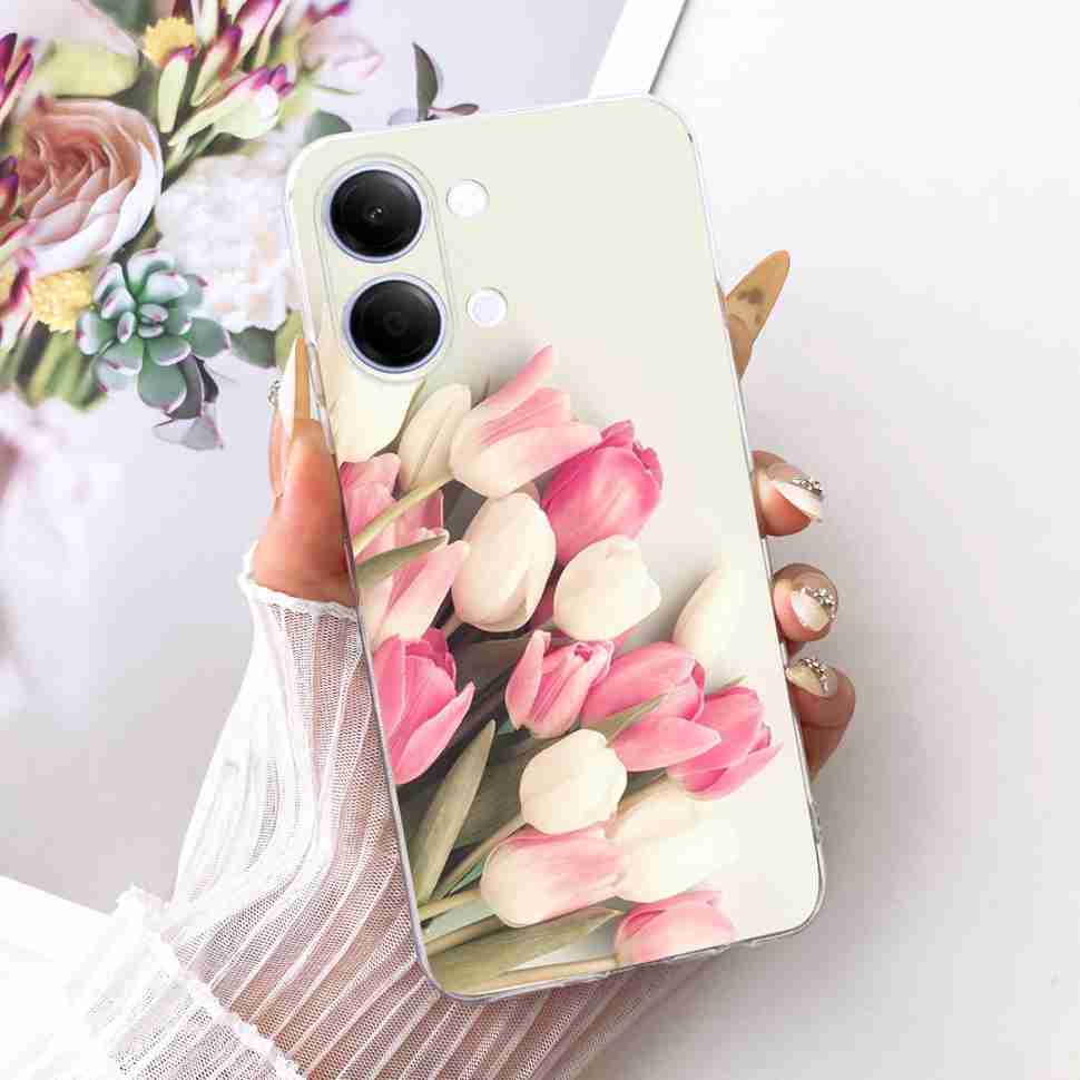 For vivo Y05 4G 6.74" Case Simple Cute Cartoon Cat Rabbit Silicone TPU Back Cover For Vivo y05 VIVO Y 05 4G Phone Cases Bumper