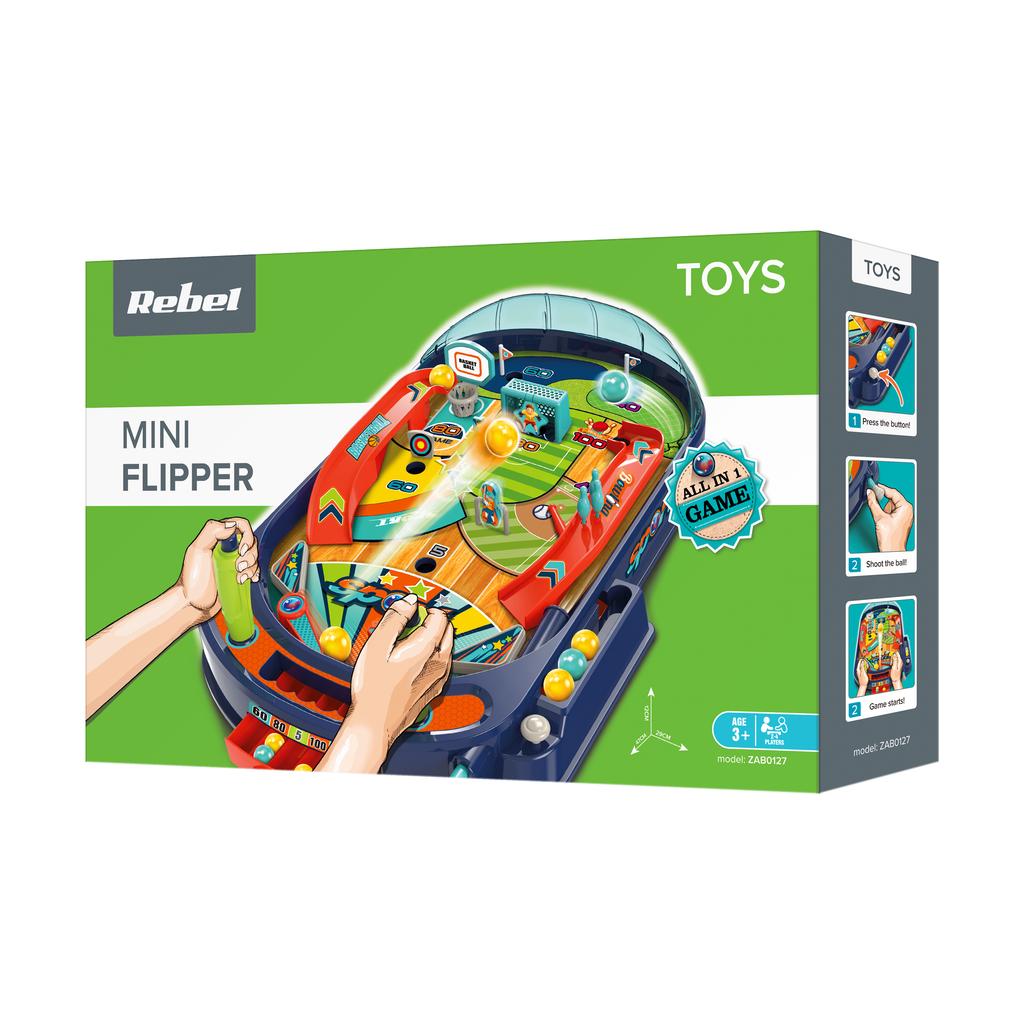 MINI FLIPPER Rebel Arcade Tischspiel