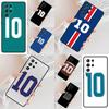 Number 10 Football Cell Phone Case for Samsung Galaxy S26 Ultra S25 S24 S23 S22 S21 S20 Note10 Cover