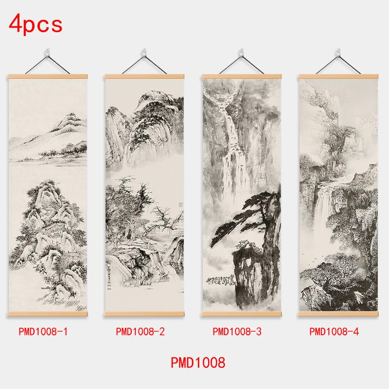Traditionelle chinesische Landschaftsmalerei, klassische Kunst, Wandbild, Poster, Leinwand