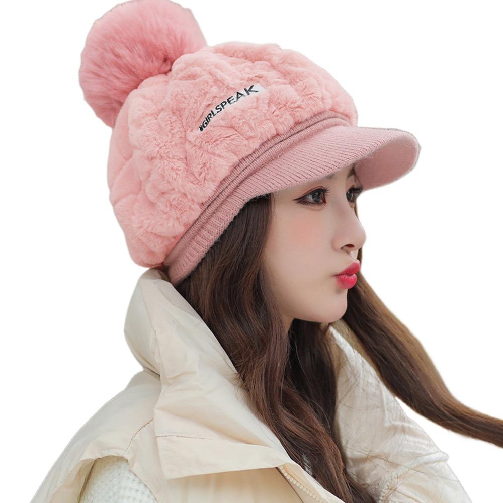 Thickened Winter Cap Keep Warm Ear Protection Hat New Beanies Bonnet  Women