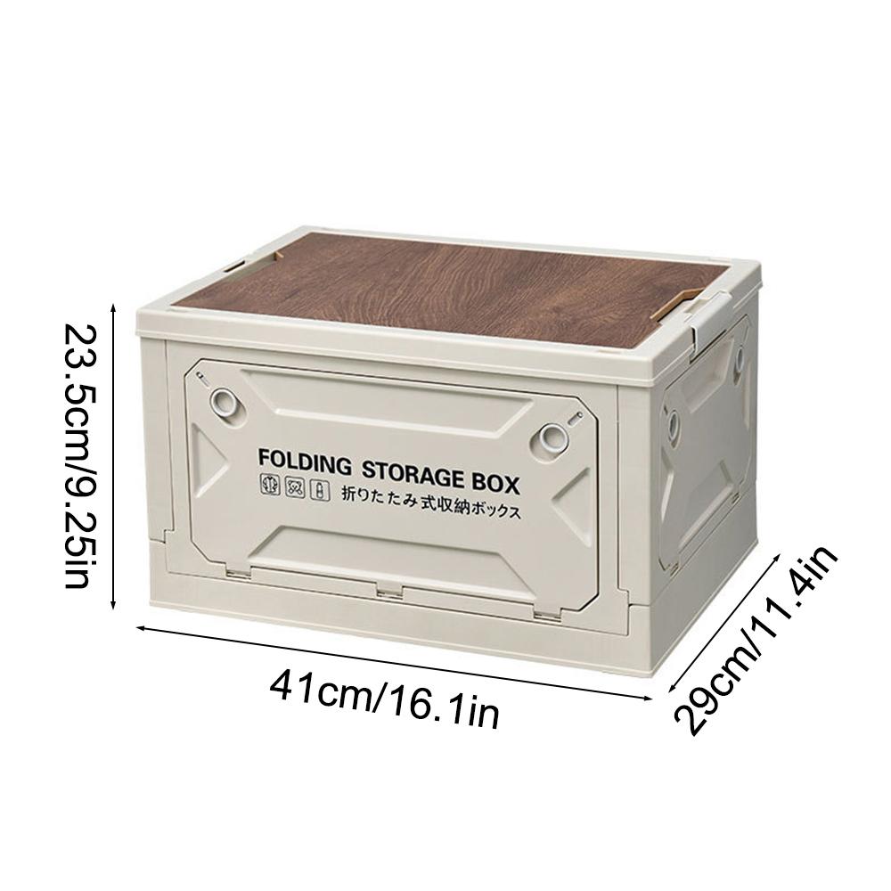 Outdoor Camping Folding Storage Box, Dual-purpose Box for Table and Storage, Camping Supplies Storage Box,