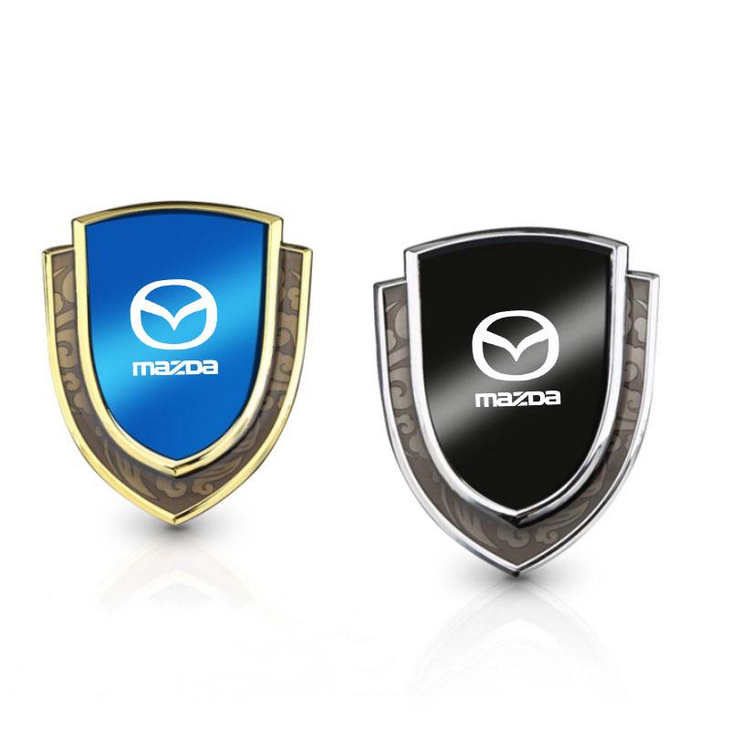 AAET1 3D Metal Car Trunk Window Side Emblem Badge Decal Sticker for Mazda 3 6 CX5 2 CX3 CX9 MX5 RX8 Axela Demio Atenza MS GJI GH BK MP