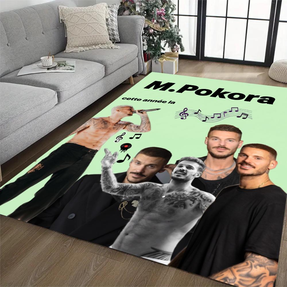 M Pokora Music Carpet Design For Entryway Dormitory Outdoor Dining Room Antislip Carpet Decorate Offices Luxury Gift For Birthday Christmas Wedding