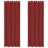 VidaXL Voile Curtains with Eyelets 2 Pcs Bordeaux Red, Net Curtain, Sheer Curtain, Window Voile, Treatment 4102159
