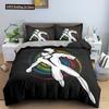 Sport Polyester Duvet Cover Set King Queen Size Bedding Set Sport Player Action On Spin Wheel Graphic Bedclothes Bedroom Decor