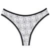1 Stück Neuer Stil Sexy Damen Halloween String mit Skelett Spinne Bequem Niedlich Dünne Unterwäsche Atmungsaktiv Hautfreundlich Slips