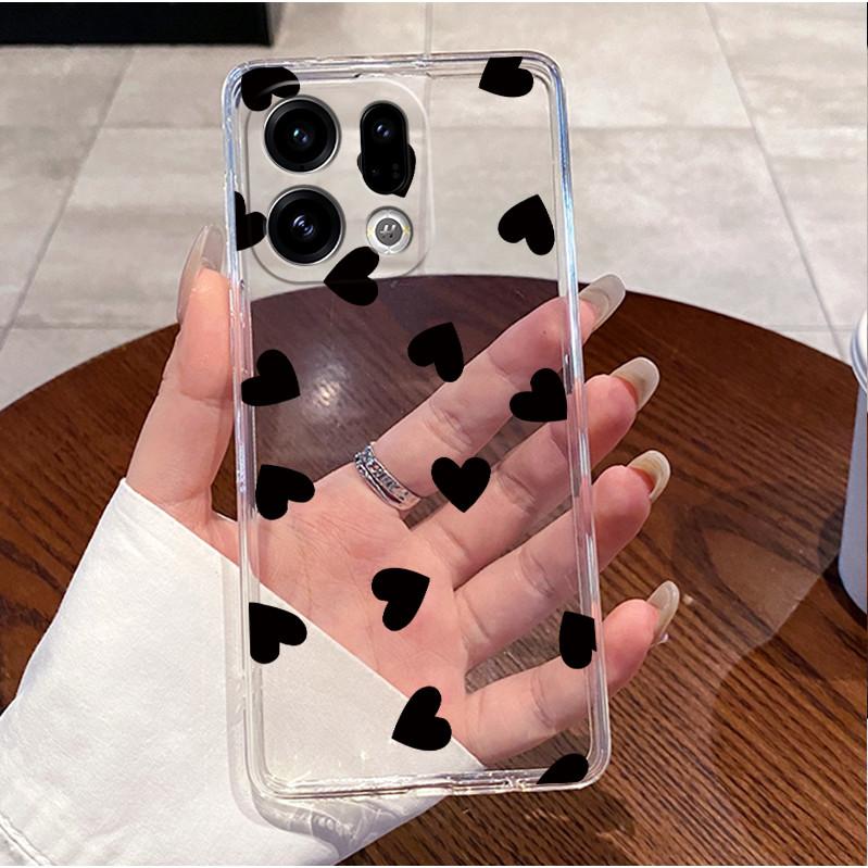 Case For OPPO Find X9 Pro 5G Clear Luxury Cute Love Rabbit Funny Slim Soft TPU Silicone Cover For OPPO FindX9 X9Pro Phone Case