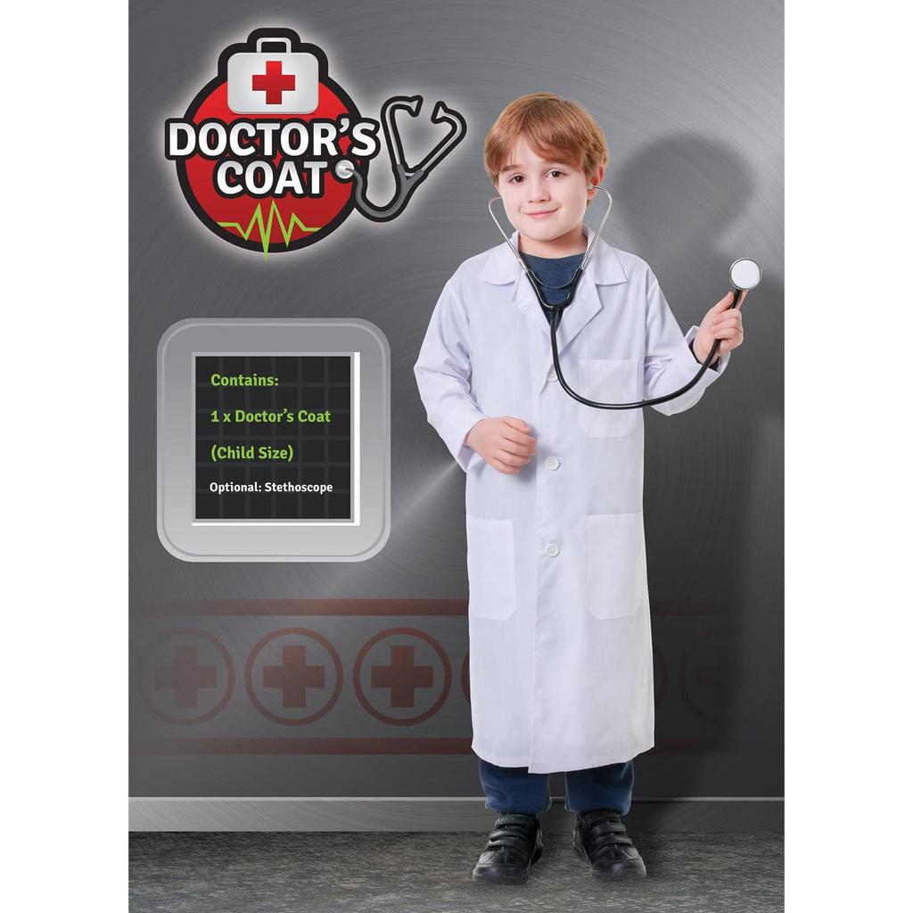 Bristol Novelty Haina de doctor pentru copii/copii