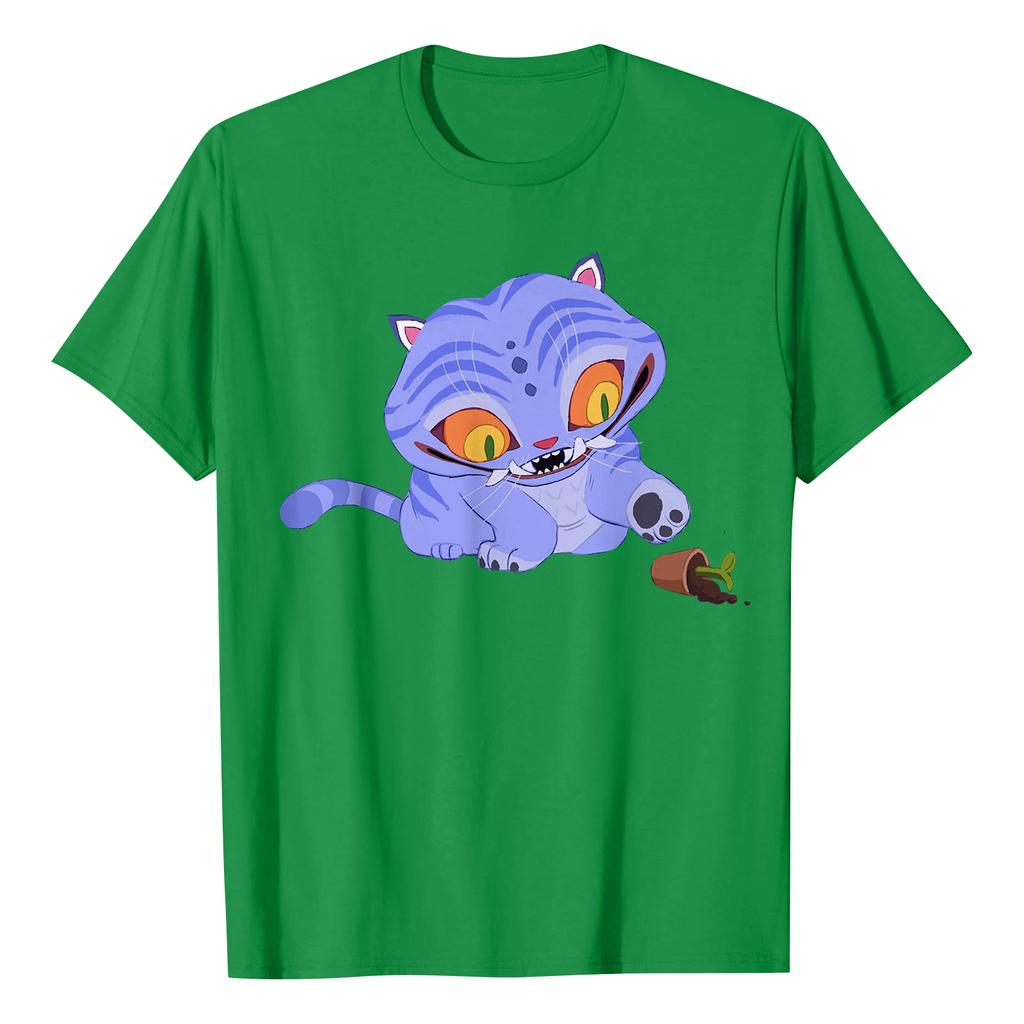 Fashionable Round Neck Short Sleeve Work Clothes Printed Tops For Womens Summer Tops