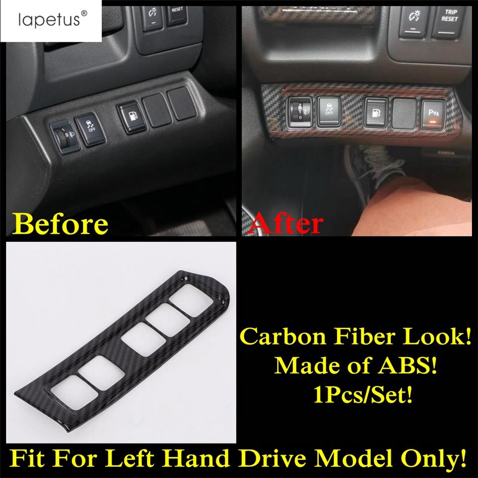 Side Air AC Vent Handle Bowl Gear Shift Head Cover Trim For Nissan Navara NP300 / Terra 2017 -  ABS Carbon Fiber Accessories