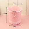 Cute Bow Pen Holder Candy Color Kawaii Pink Pencil Organizer Box Stand Container Office School Supplies Kitchen Jars