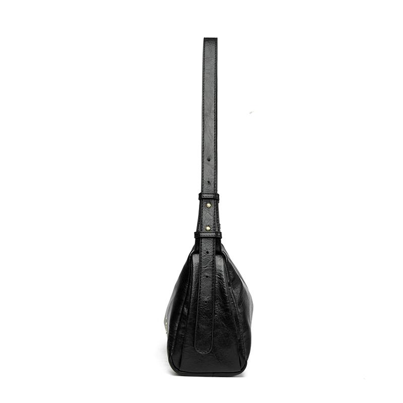 Fashionable Soft Leather Shoulder Bag Soft Shoulder Crossbody Bag for Daily Commute Work Weekend Outings and Ladies' Holiday Gifts