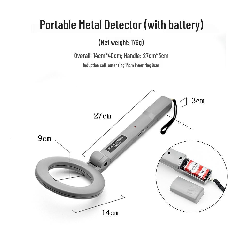 

Ручной металлодетектор высокой чувствительности для обеспечения безопасности в экзаменационных помещениях
