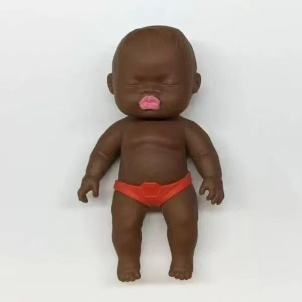 Hand Relax Black Skin Squishy Desk Home Ugly Doll Toy Creative Natasha Squeeze Doll  Festival Gifts