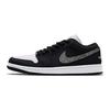 Jordan Air Jordan 1 Abrasion Resistant Low top Vintage Basketball Shoes Unisex Black White DC0774-101(Team734-2.0)