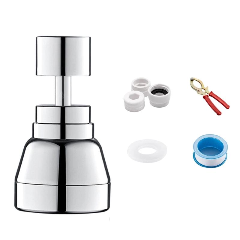 

Upgrades 360 Rotate Solid Brass Aerator Strong Brass Sink Aerator Pressure Sprays Head Splatters Without for Kitchen Use