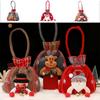 Weihnachtsmann/Schneemann/Elch Weihnachtsgeschenk Schneemann Puppe Tasche Cartoon Weihnachtsmann Geschenktasche Feiertag