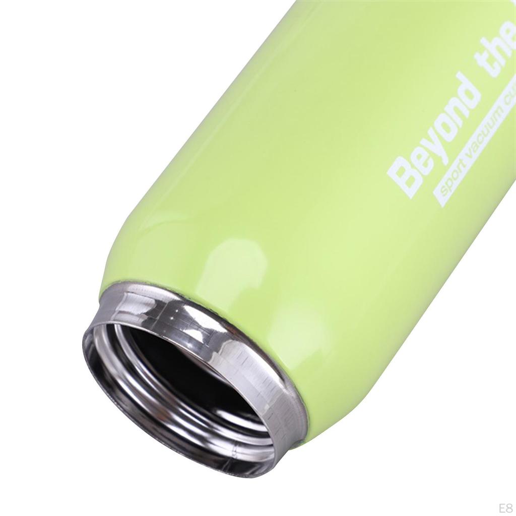 Sportovní láhev na vodu z nerezové oceli pro běžecké lezení Cestovní stříbrná