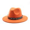 British Woolen Jazz Top Hat Men And Women Big Eaves Hat Big Eaves Felt Hat Trendy Hat