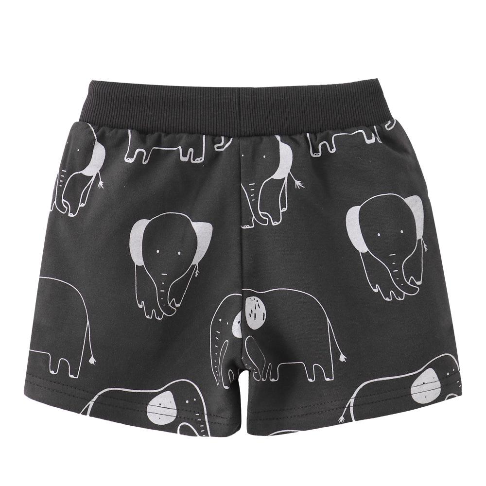 Kids' Cotton Striped Summer Shorts: Casual Unisex Pants for Small to Medium Children