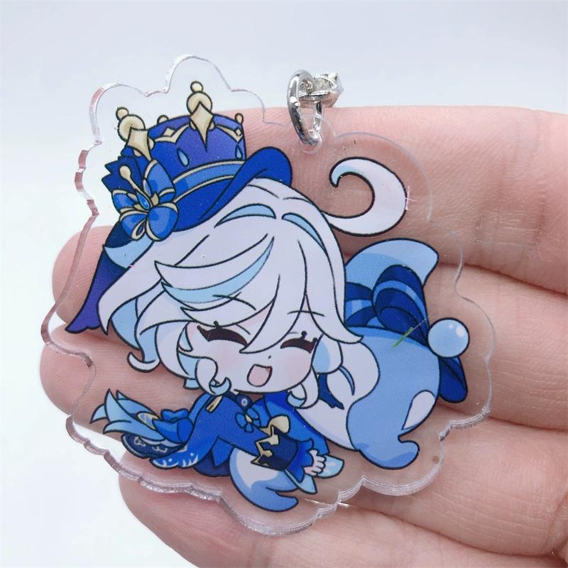 

Периферийный кулон Genshin Impact Funina Navelet Jutana Xida Thunderbolt General Mandrill Bell Leaving Kerry Keychain 1