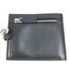 VALENTION VLTN Logo Neck strap Wallet Coin Case Purse Bifold Wallet Black