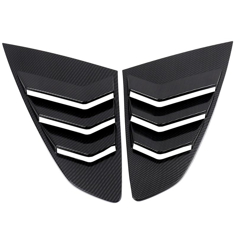 Fit for VW Volkswagen Arteon CC 2017- Car Accessories Rear Triangle Window Shutter Cover Trim 2pcs