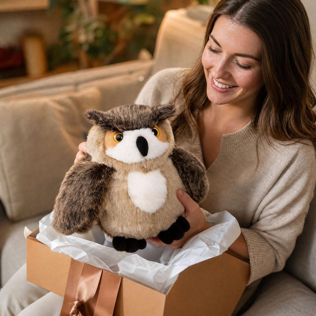 Soft Plush Toy Stuffed Animal Doll for Kids, Birthday Gift, Bedroom Decor and