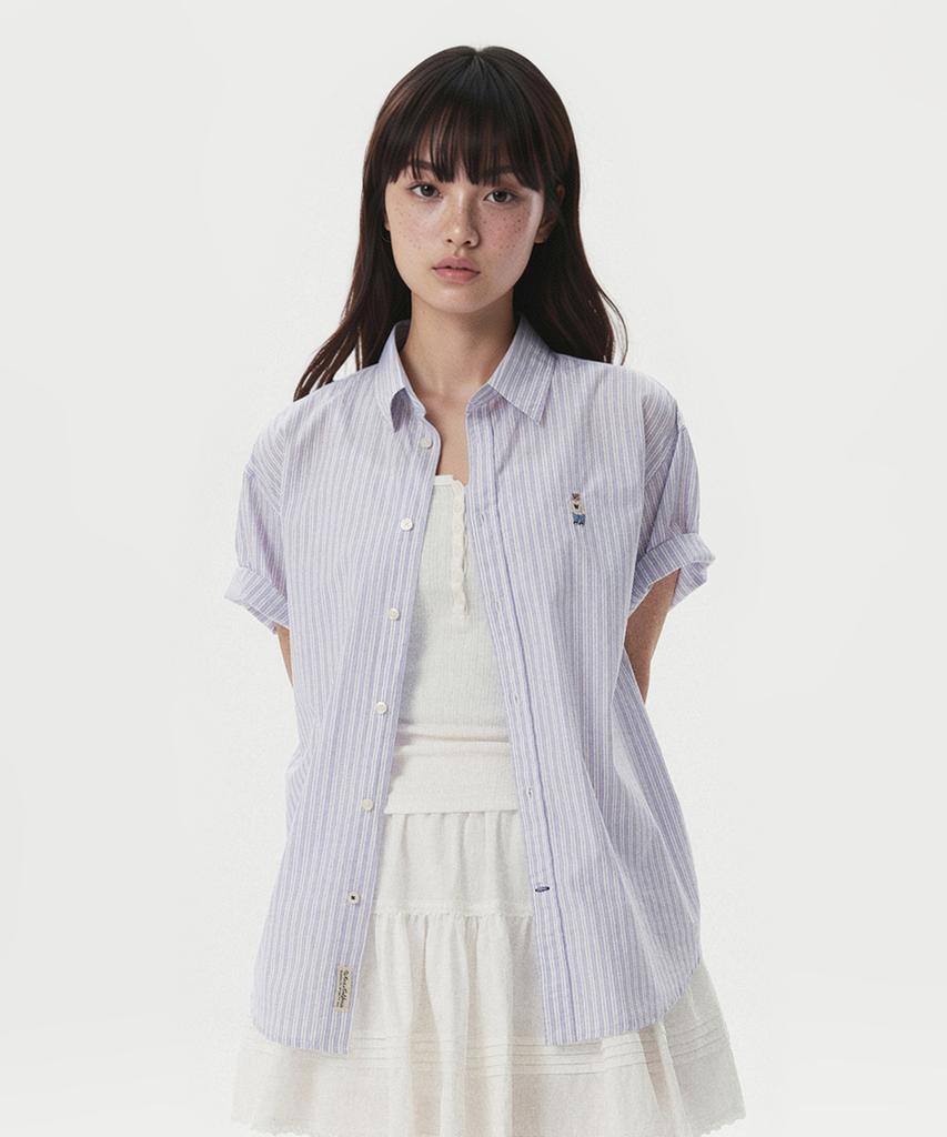 WHO.A.U Steve Loose Fit Short Sleeve Shirts / Whyag2511F