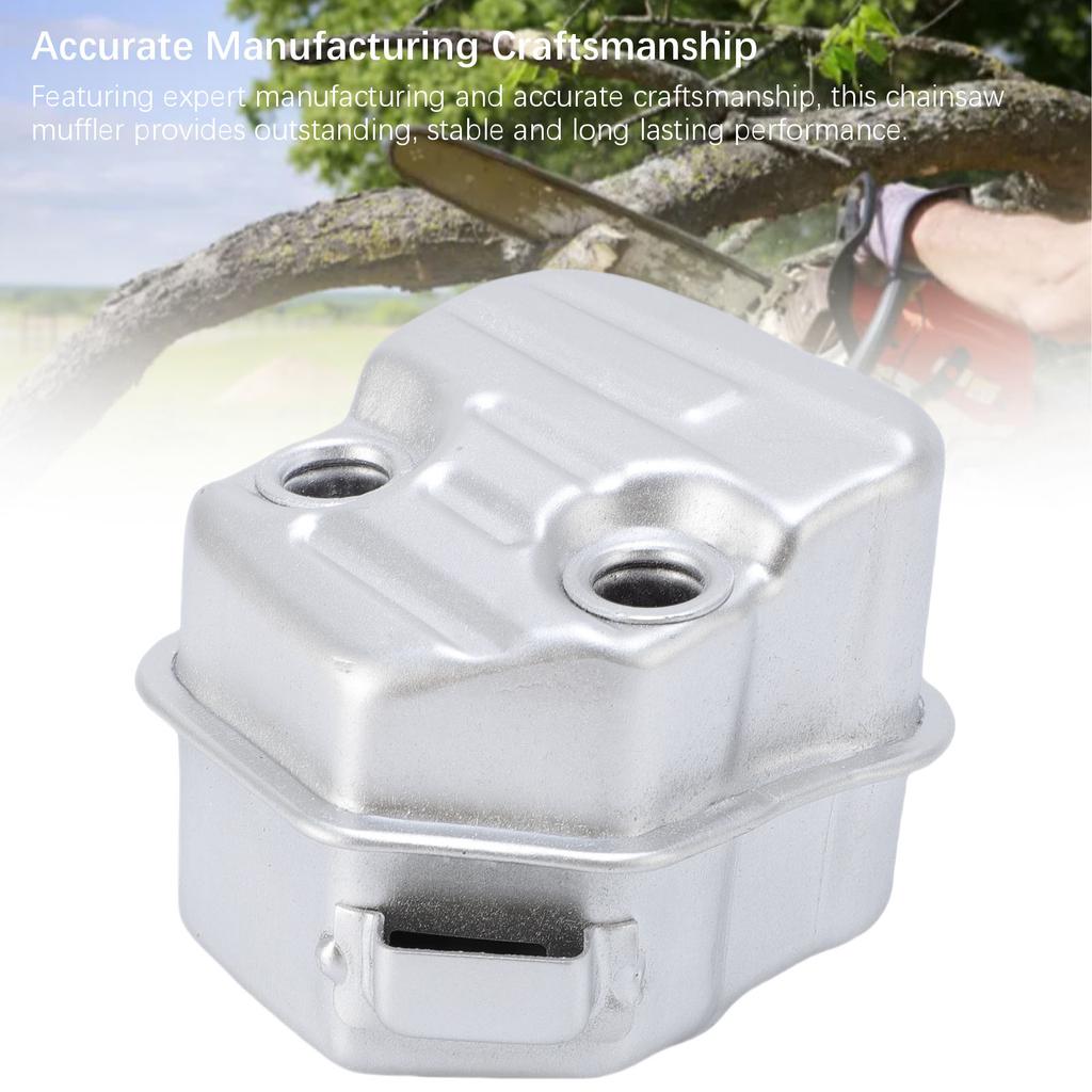 Kettensägen Schalldämpfer Stahl Kettensägen Auspuffschalldämpfer für MS181 MS181C MS171 Ersetzt OEM 1139 140 0604