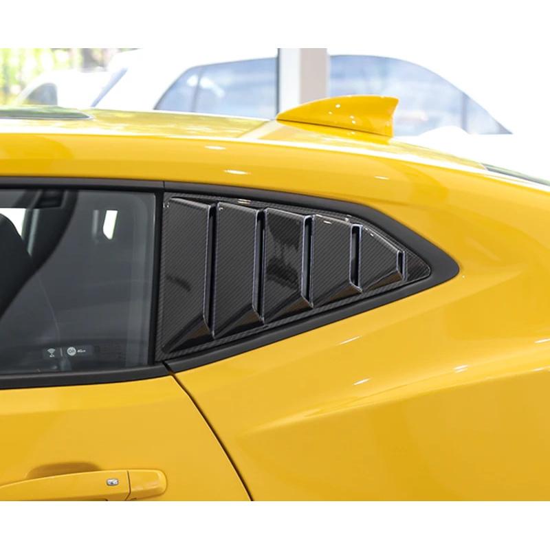 Car Side Rear Window Scoop Louvers Decoration Cover Stickers for Chevrolet Camaro 2017 2018 2019 2020 2026 Exterior Accessories