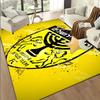 1PC Jerusalem Fc Logo Design Rug Game Carpet, Floor Mat for Bedroom Living Room Entryway Rug, Home Decor Idea Gift for Christmas Birthday