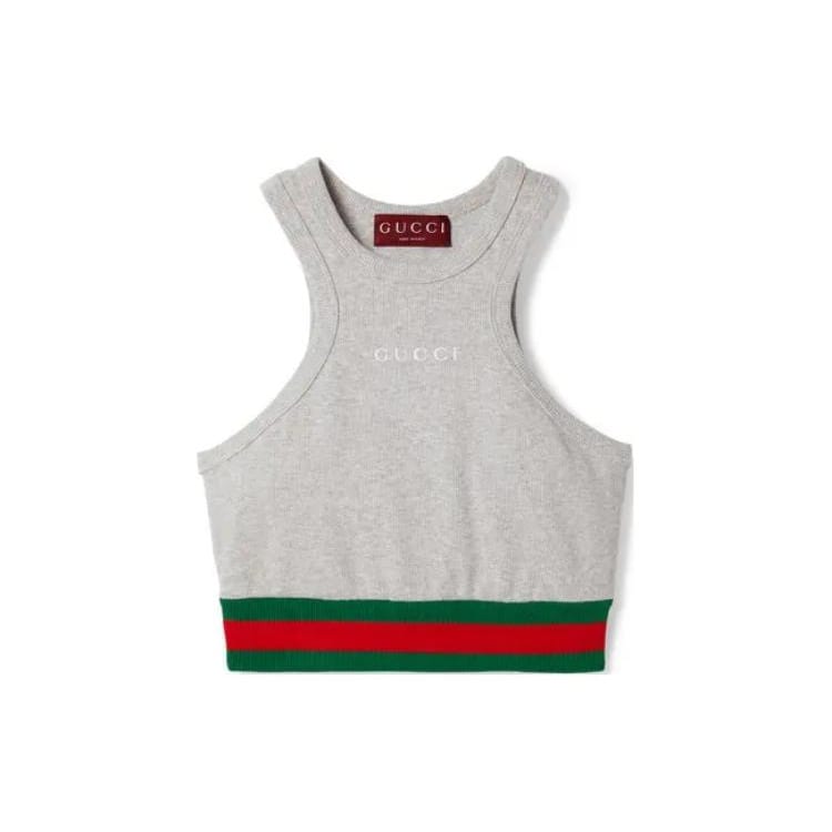 GUCCI FW24 Tank Top Women`s Gray