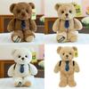 Plush Teddy Bear Toy With Backpack And Tie Design For Girls And Kids Gift