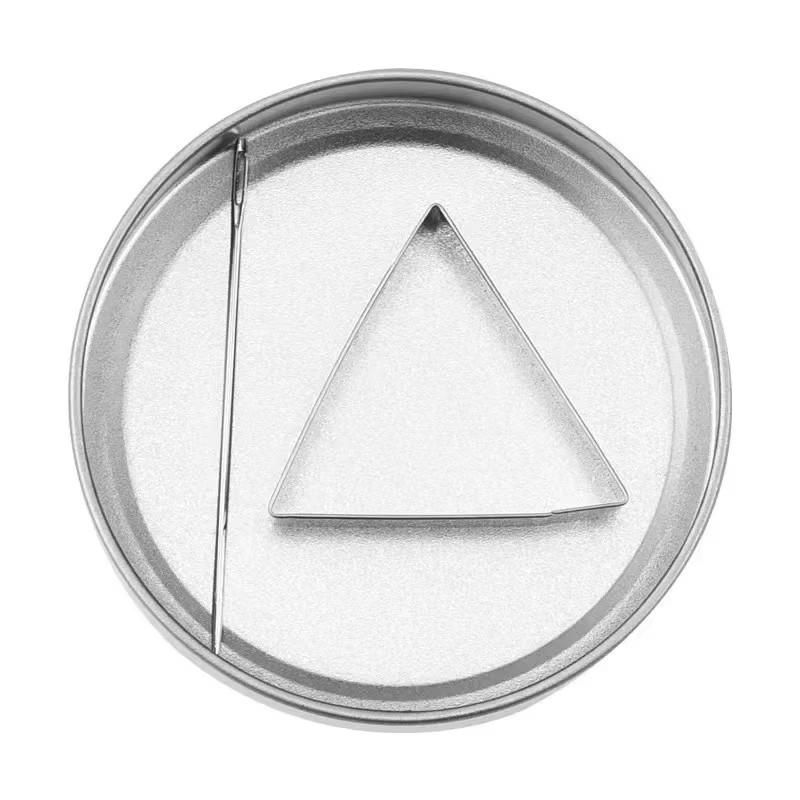 1/4pc Sugar Cookie Cutter Sugar Cookie Mold Stainless Steel Korean Cookies Game Tools For Squid TV Fans and Kids Party Game