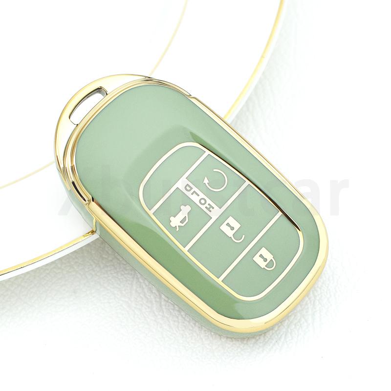 4 5 Buttons Soft Tpu Car Key Case Cover Auto Shell Fob Holder For Honda Civic Accord Hr-V Cr-V Crv Accessories