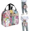 Enfermera En Apuros Doctor Nurse Insulated Lunch Bag for Women Kids Portable Food Boxes Thermal Lunch Box Tote